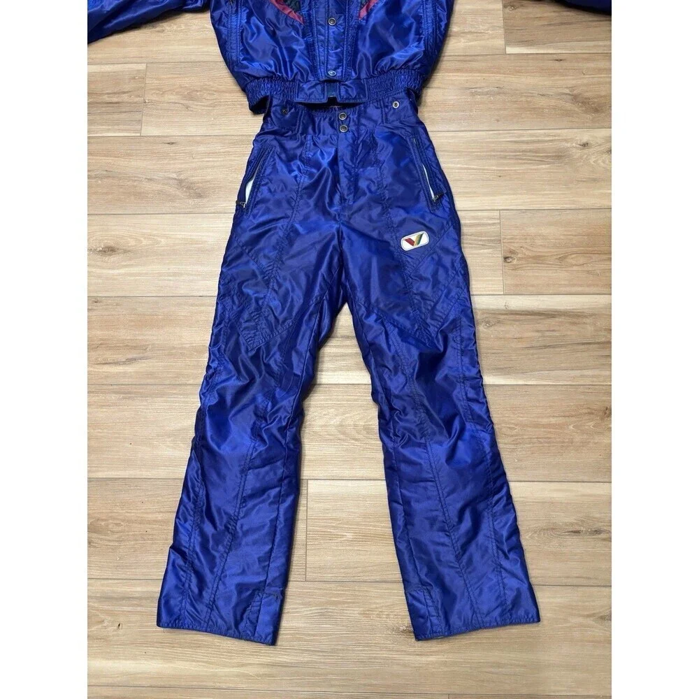 Y2K Vintage Phenix 90s Colorblock Two-Piece Ski Suit Jacket Girls Or Boys